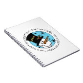 Snowman laat het sneeuwen notitieboek (Rechterzijde)