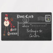  Snowman Labels (Design 1)