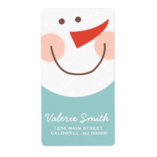 Snowman Labels | FEESTDAGEN (Voorkant)