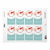 Snowman Labels | FEESTDAGEN (Full Sheet)