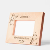 Snowman Laser geëtst Afbeelding Lijst Gegraveerde Lijstjes (Links)