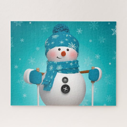 Snowman Legpuzzel (Horizontaal)