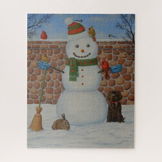 Snowman Legpuzzel (Verticaal)