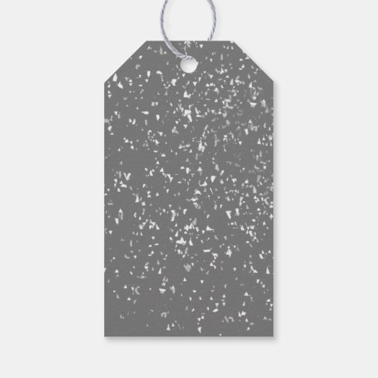 Snowman Let it Snow gift label Cadeaulabel (Achterkant)