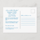 Snowman | Let it Snow Party Aankondiging Post Kaar (Achterkant)