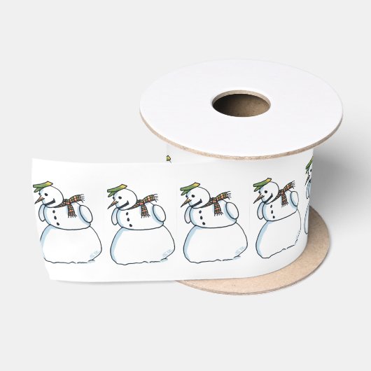 Snowman-lint Satijnen Lint (Spoel)