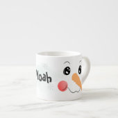 Snowman Little Cocoa Winter Cup Add NAME Espresso Kop (Voorkant rechts)