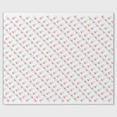 Snowman Long Hoeve Cadeaupapier (Vlak)