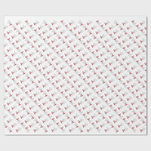 Snowman Long Hoeve Cadeaupapier (Vlak)