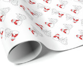 Snowman Long Hoeve Cadeaupapier (Rol Hoek)