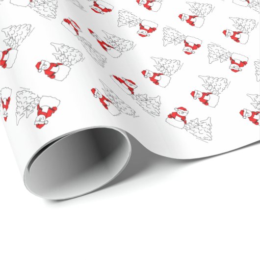 Snowman Long Hoeve Cadeaupapier (Rol Hoek)