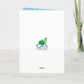 Snowman Love for Wife Card Feestdagen Kaart (Achterkant)