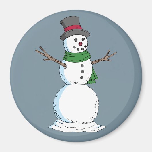 Snowman Magneet (Voorkant)