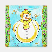 Snowman Magneet (Voorkant)