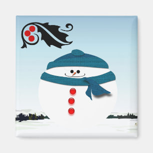 Snowman Magneet