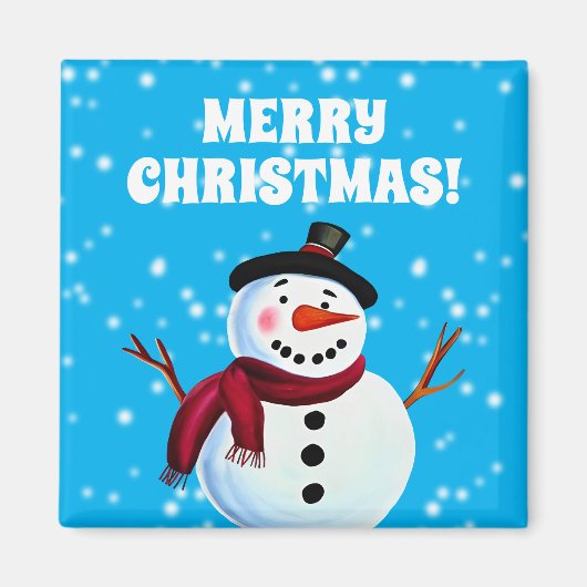 Snowman Magneet (Voorkant)