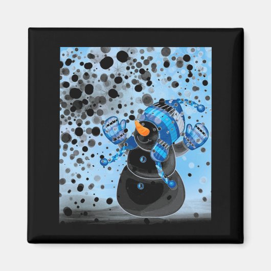 Snowman  magneet (Voorkant)