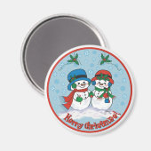 Snowman Magneet (Voorkant / Achterkant)