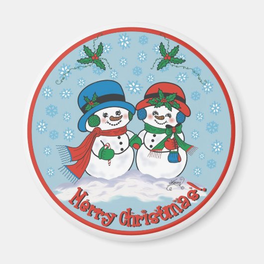 Snowman Magneet (Voorkant)