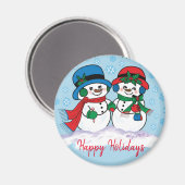 Snowman Magneet (Voorkant / Achterkant)