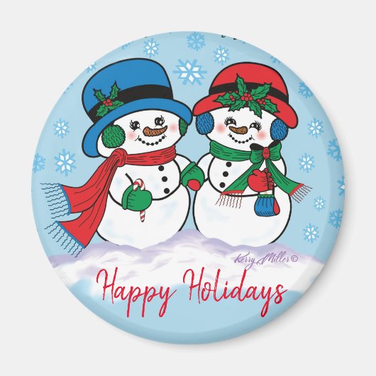 Snowman Magneet (Voorkant)