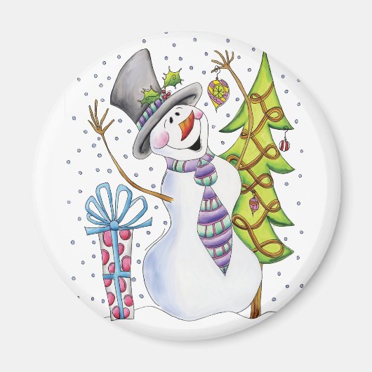 Snowman Magneet (Voorkant)