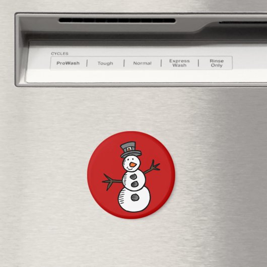 Snowman Magneet (Insitu (Vaatwasser))