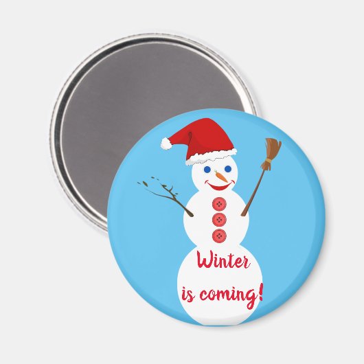 Snowman Magneet (Voorkant / Achterkant)
