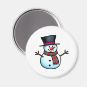 Snowman Magneet (Voorkant / Achterkant)