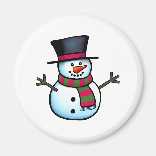 Snowman Magneet (Voorkant)