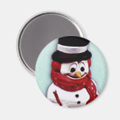 Snowman magnet (Voorkant / Achterkant)