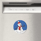 Snowman Magnet (Insitu (Vaatwasser))