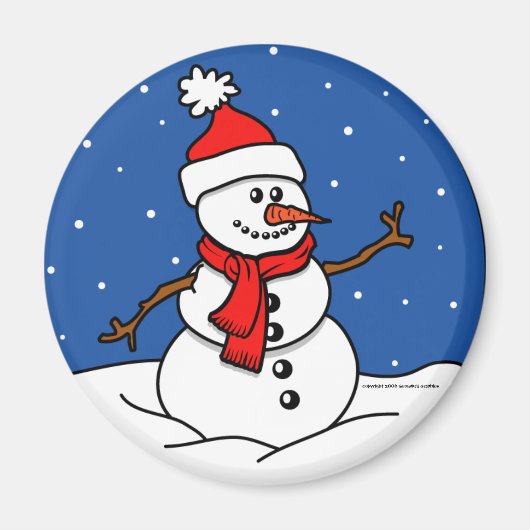 Snowman Magnet (Voorkant)