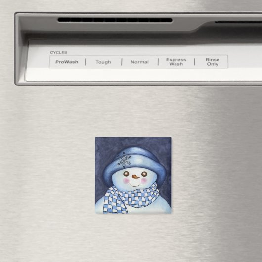 Snowman Magnet (Insitu (Vaatwasser))