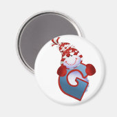 Snowman Magnet (Voorkant / Achterkant)