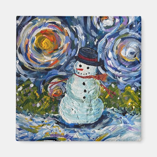Snowman Magnet (Voorkant)