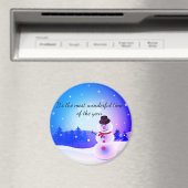 Snowman Magnet (Insitu (Vaatwasser))