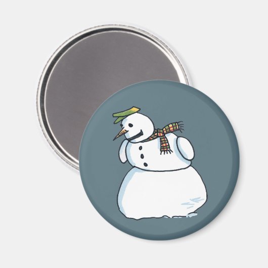 Snowman magnet (Voorkant / Achterkant)