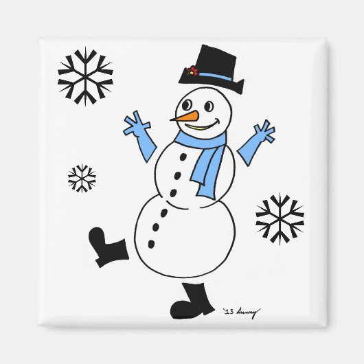 Snowman Magnet (Voorkant)