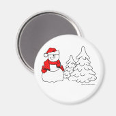 Snowman Magnet (Voorkant / Achterkant)