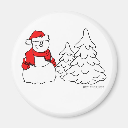 Snowman Magnet (Voorkant)