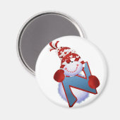 Snowman Magnet (Voorkant / Achterkant)