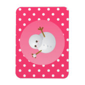 Snowman Magnet Magneet (Verticaal)