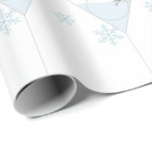 Snowman Martini Cadeaupapier (Rol Hoek)