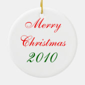 Snowman Masterstuk kerstversiering Keramisch Ornament (Achterkant)