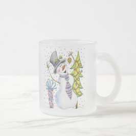 Snowman Matglas Koffiemok