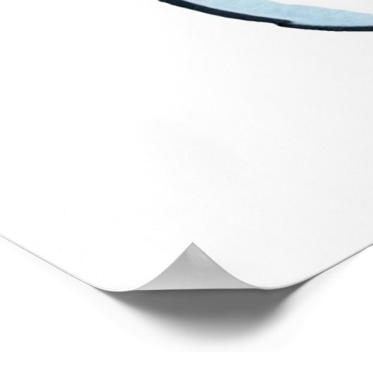 Snowman matte poster (Hoek)