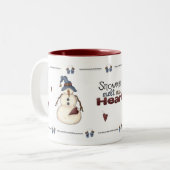 Snowman Melt My Heart Mok (Voorkant links)