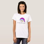 Snowman Melt My Heart T-shirt (Voorkant volledig)