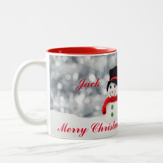 SNOWMAN MERRY CHRISTMAS CUSTOM MOK (Links)